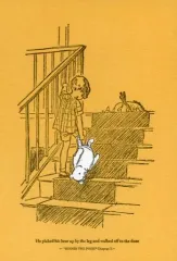 【中古】ポストカード(キャラクター) 階段 活版ポストカード 「クマのプーさん展」