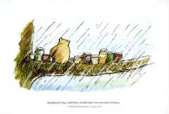 【中古】ポストカード(キャラクター) 木の上に避難 ポストカード 「クマのプーさん展」