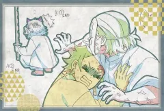 【中古】ポストカード [単品] 伊之助＆炭治郎＆鋼蔵 ポストカードA 「鬼滅の刃×ufotable DINING 第7期」 お楽しみくじ景品