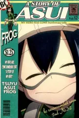 【中古】ポストカード 蛙吹梅雨 A STORY BOOKモチーフ ポストカード 「僕のヒーローアカデミア×文房具カフェ 2020」