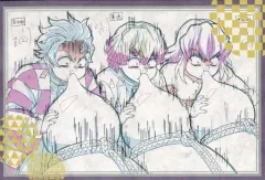 【中古】ポストカード [単品] 炭治郎＆善逸＆伊之助 ポストカードA 「鬼滅の刃×ufotable DINING 第7期」 お楽しみくじ景品