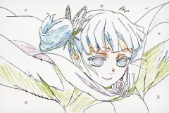 【中古】ポストカード 栗花落カナヲ(飛翔) 展示原画ポストカード 「鬼滅の刃 キャラクター絵巻カフェ in ufotable Cafe 第六期」