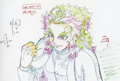 【中古】ポストカード 煉獄杏寿郎(手) 展示原画ポストカード 「鬼滅の刃 キャラクター絵巻カフェ in ufotable Cafe 第五期」