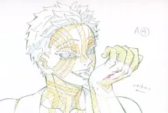 【中古】ポストカード [単品] 猗窩座(右向き/手舐め) 原画ポストカード 「劇場版 鬼滅の刃 無限列車編 原画ポストカードセットC」 劇場グッズ