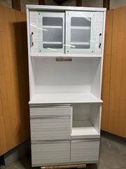 R212 NITORI アルミナ 2シリーズ、キッチンボード、食器棚幅100cm