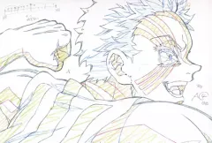 【中古】ポストカード [単品] 猗窩座(横顔) 原画ポストカード 「劇場版 鬼滅の刃 無限列車編 原画ポストカードセットC」 劇場グッズ