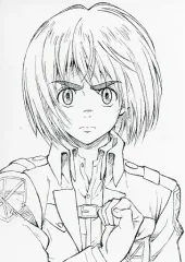 【中古】ポストカード アルミン・アルレルト ポストカード 「進撃の巨人 原画集 第3巻」 アニメイト購入特典