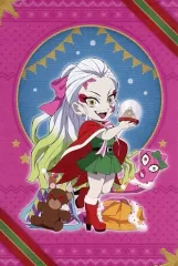 【中古】ポストカード 堕姫 クリスマスポストカードB 「鬼滅の刃×ufotable Cafe/マチ★アソビCAFE クリスマスイベント2022」 限定メニュー注文特典