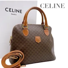 【価格交渉/質問大歓迎♪】セリーヌ　マカダム　トリオンフ　ハンドバッグ　ショルダー　PVC　2way　56