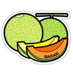 【中古】ポストカード 茨城県 メロン ご当地フォルムカード 第3弾 茨城限定