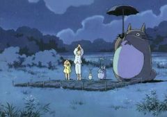 [중고] 엽서 3. 집합(밤/화단) Art of Ghibli(엽서) [이웃집 토토로]