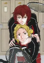 【中古】ポストカード 芥川慈郎＆丸井ブン太 ペアプリ5ラリーポストカード 「新テニスの王子様 公式キャラクターガイド ペアプリ vol.7」 封入特典