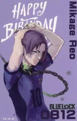 【中古】ポストカード 御影玲王 バースデーポストカード 「ブルーロック×PRINCESS CAFE」 対象商品購入特典