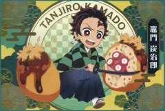 【中古】ポストカード [単品] 竈門炭治郎 箔押しポストカード 「築地銀だこ×鬼滅の刃 旨さ高まる!集え!銀だこへ!!」 受注生産限定