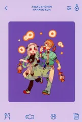 【中古】ポストカード 八尋寧々＆源光 「地縛少年花子くん 10周年記念ミュージアム トレーディングポストカード(Pictures)」