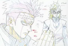 【中古】ポストカード [単品] 不死川玄弥＆悲鳴嶼行冥 原画ポストカード 「劇場版 鬼滅の刃 無限列車編」 劇場グッズ