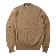 中古 UNIQLO カシミア クルーネック セーター ベージュ M