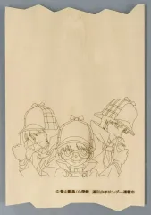 【中古】ポストカード 集合(ホームズ) 木製はがきD 「名探偵コナン」 コナン探偵社限定