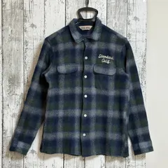 スタンダードカリフォルニア 　STANDARD CALIFORNIA  SD Wool Check Shirt　ウールシャツ ネルシャツ ブルー  【 定価 ¥26,400 】