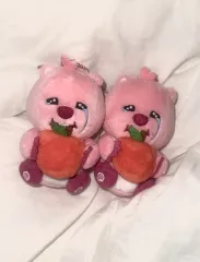 ZANMANG LOOPY 感情シリーズ りんごバージョン ぬいぐるみ キーリング ぬい 뽀로로