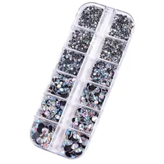 Tigre Amore ラインストーン ネイル ストーン デコパーツ SS6 ～ SS30 セット (クリアAB) 0