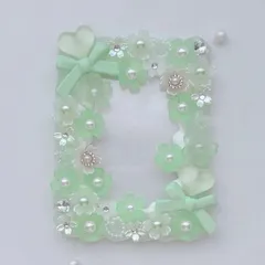 ホイップデコ トレカケース｢さくらまつり🌸グリーン㊵｣