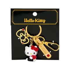 サンリオ(SANRIO) ストーン付き立体キーホルダー ハローキティ レッド 266701 [ハローキティ レッド]