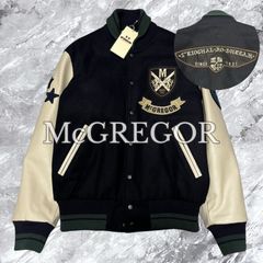 未使用タグ付き McGREGOR マックレガー スタジャン ウール レザー 本革