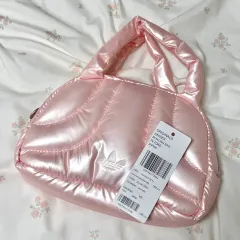 アディダス ミニ ボーリング バッグ メタリック サンディ ピンク マット