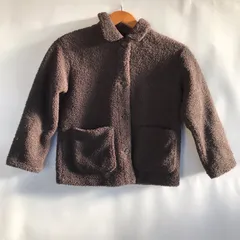 UNIQLO ボアジャケット ブラウン 140cm 3092202601070087
