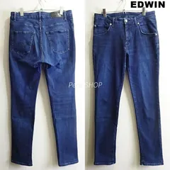 EDWIN　エドウィン　スキニーデニム　W79cm / メンズ M 相当　強 ストレッチ　メンズ　ダークブルー　GEY06