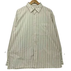 ユニクロシー UNIQLO：C  ブロードオーバーサイズシャツ/ストライプ メンズ JPN：L 