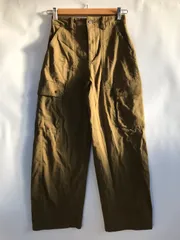 GU バレルレッグカーゴパンツ レディース S ブラウン 4071202601070060