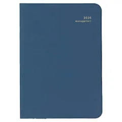 ダイゴー 手帳 2026 スケジュール帳 ミル ウィークリー A6 ネイビー E7777 2025年 12月始まり