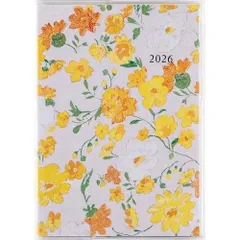 281 ラフィーネ1 手帳 高橋書店 2026年版 花柄 マンスリー A6判