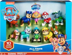 パウパトロール 10周年記念 ギフトパック Paw Patrol 10th Anniversary All Paws On Deck Toy Figures Gift Pack with 10 Collectible Action Figures [並行輸入 