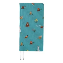 ほぼ日手帳 2026 weeks MEGA タイ&チーフ/in the forest 1月始まり 週間手帳 週間レフト スリム縦長 方眼メモ21