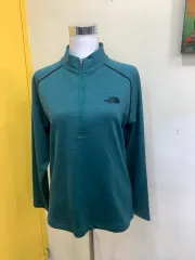 THE NORTH FACE ザノースフェイス ハーフジップアップ Tシャツ エメラルド