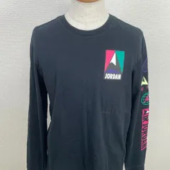 JORDAN ジョーダン ロングスリーブTシャツ L ブラック 袖プリント STANDARD FIT　20251119-0003