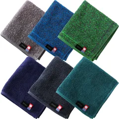 【特価セール】綿100% 日本製 セット 6枚 真空圧縮パック タオルハンカチ ハンドタオル 認定 Gアソート6枚 今治タオル imaa(アイマ)