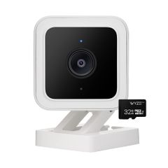New Wyze Cam v3 Network Camera, Security Camera with Full HD Color Night Vision, Night Photography, Pet Camera, Two-Way Talk, Motion Detection, Alexa Compatible, Indoor and Outdoor Camera, Smartphone Alarm Notifications, Auto Tracking, Surveillance Camera, Baby Monitor, Facial Recognition, Security Measures +