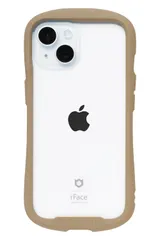iFace Reflection iPhone 15 ケース クリア 強化ガラス (ベージュ)【アイフェイス アイフォン15 用 iphone15 用 カバー 韓国 耐衝撃 透明 ストラップホール】 [ベージュ・iPhone 15専用]
