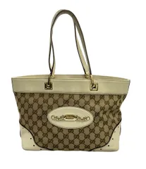グッチ トートバッグ レザー GGキャンバス 145993 213317 レディース GUCCI