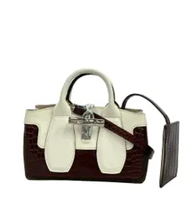 ロンシャン ハンドバッグ ショルダーバッグ 2WAY  斜め掛け クロコ型押し レディース Longchamp