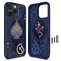 シリーズ Fearless エディション】iPhone 16 【c11 Pro ケース MagSafe対応 カメラコントロール対応 立体的プリント ストラップホール Spigen 米軍MIL規格 ウルトラ・ハイブリッドT・マグフィット ACS09320 (c1