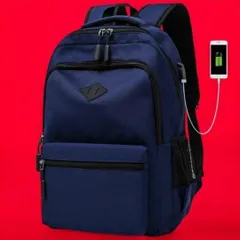 ビジネスリュック リュック メンズバック 軽量 PC パソコン 通勤通学 ジム 大容量 リュックサック 新品 紺色 Lサイズ 送料無料 最短発送