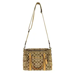 コーチ COACH キャンバス シグネチャー2WAYハンドバッグ レディース 表記無 