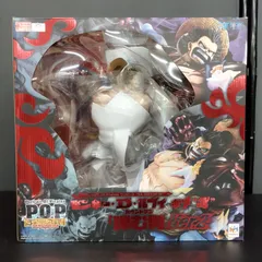 【D27838】Mega Haouse P.O.P SA-MAXIMUMワンピース モンキー・D・ルフィ ギア 4 弾む男 バウンドマン Ver.2 フィギュア