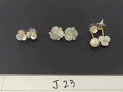 kate spade ケイトスペード パンジー 花 フラワー パール ピアス ホワイト 白 計3点セット 【J23】