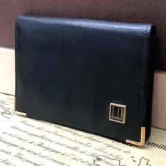 ダンヒル カードケース 名刺 定期入れ 革 黒 ビジネス 通勤通学 FX583